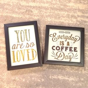 Wall decor signs